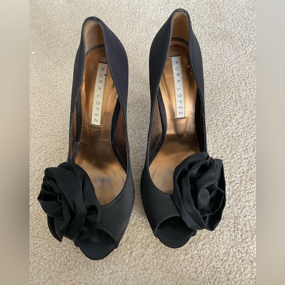 Pura Lopez satin heel - Picture 3 of 3